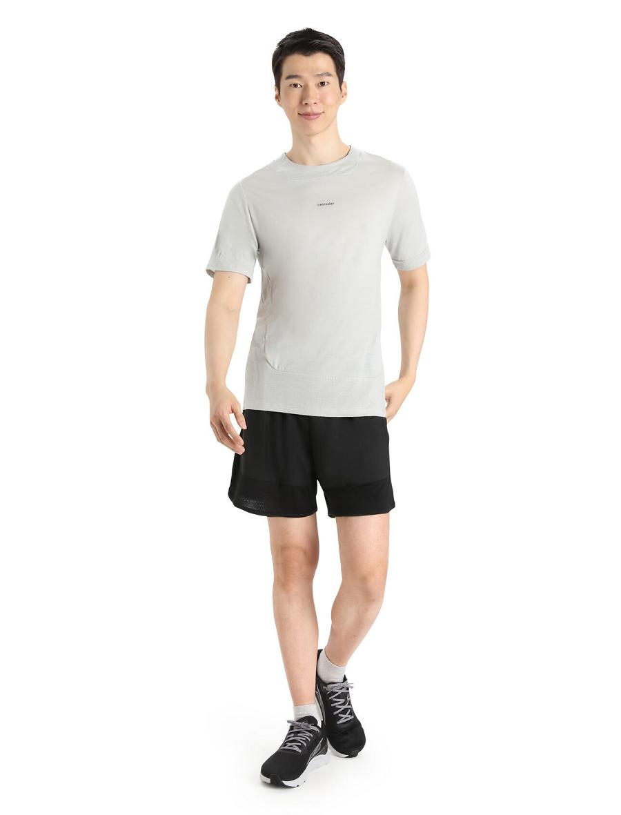 Black Icebreaker ZoneKnit™ Merino Men's Shorts | AU 1110BEXC